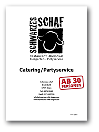 Schwarzes Schaf Cateringmappe 1